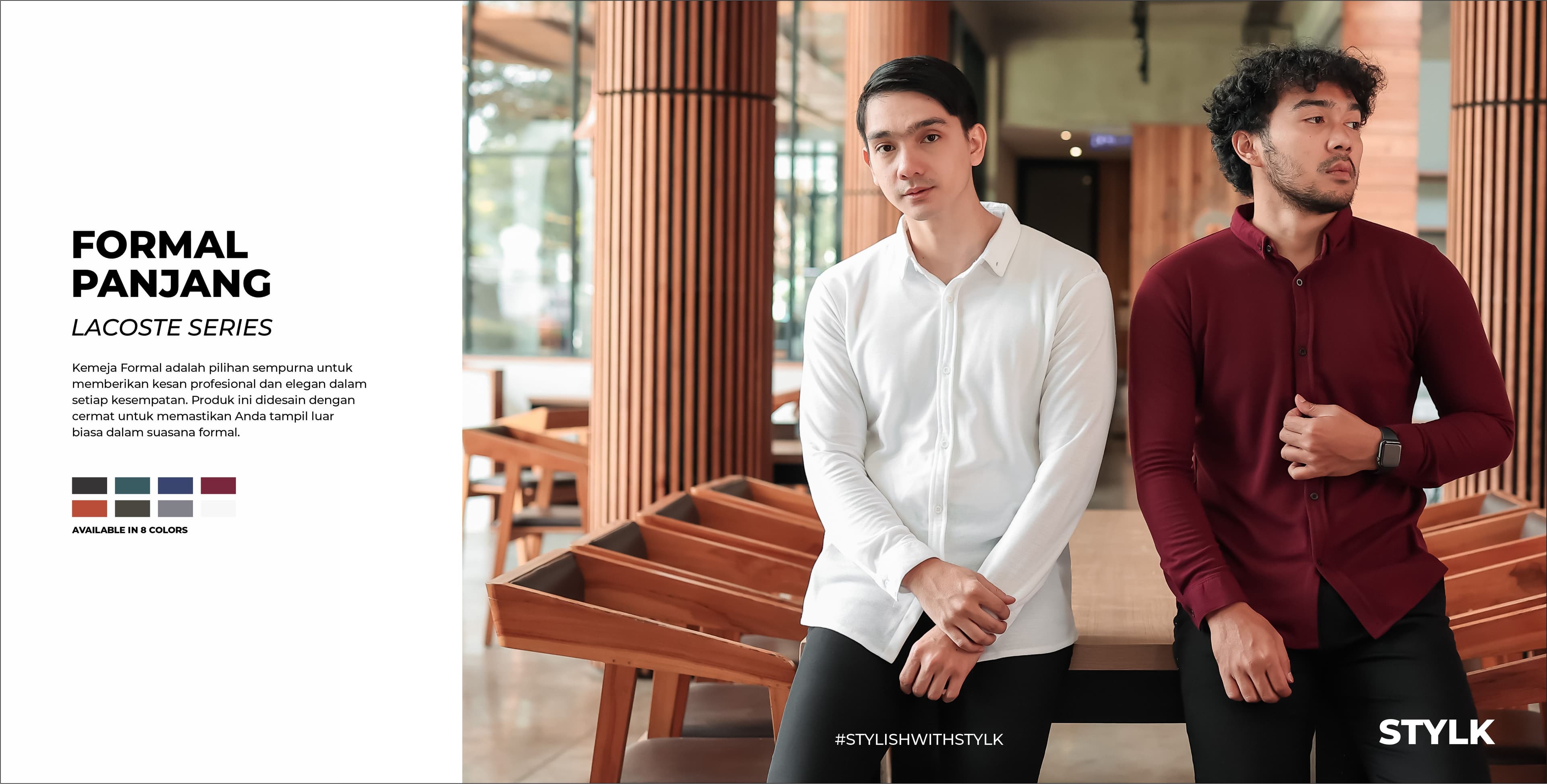 Kemeja Formal Lengan Panjang