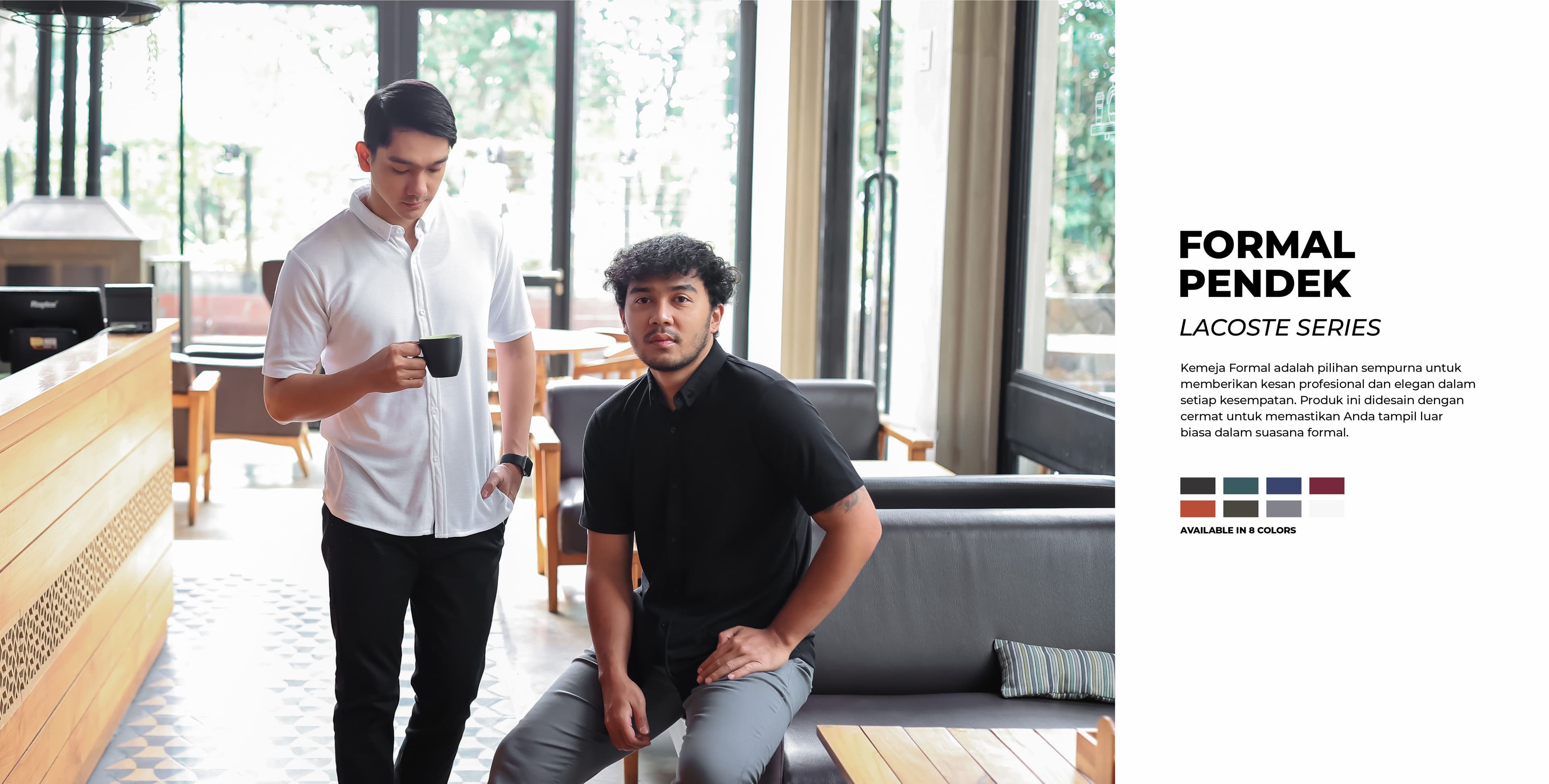 Kemeja Formal Lengan Pendek